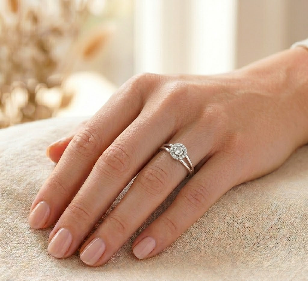 Anel Glow em Prata 925 Com Zircônia