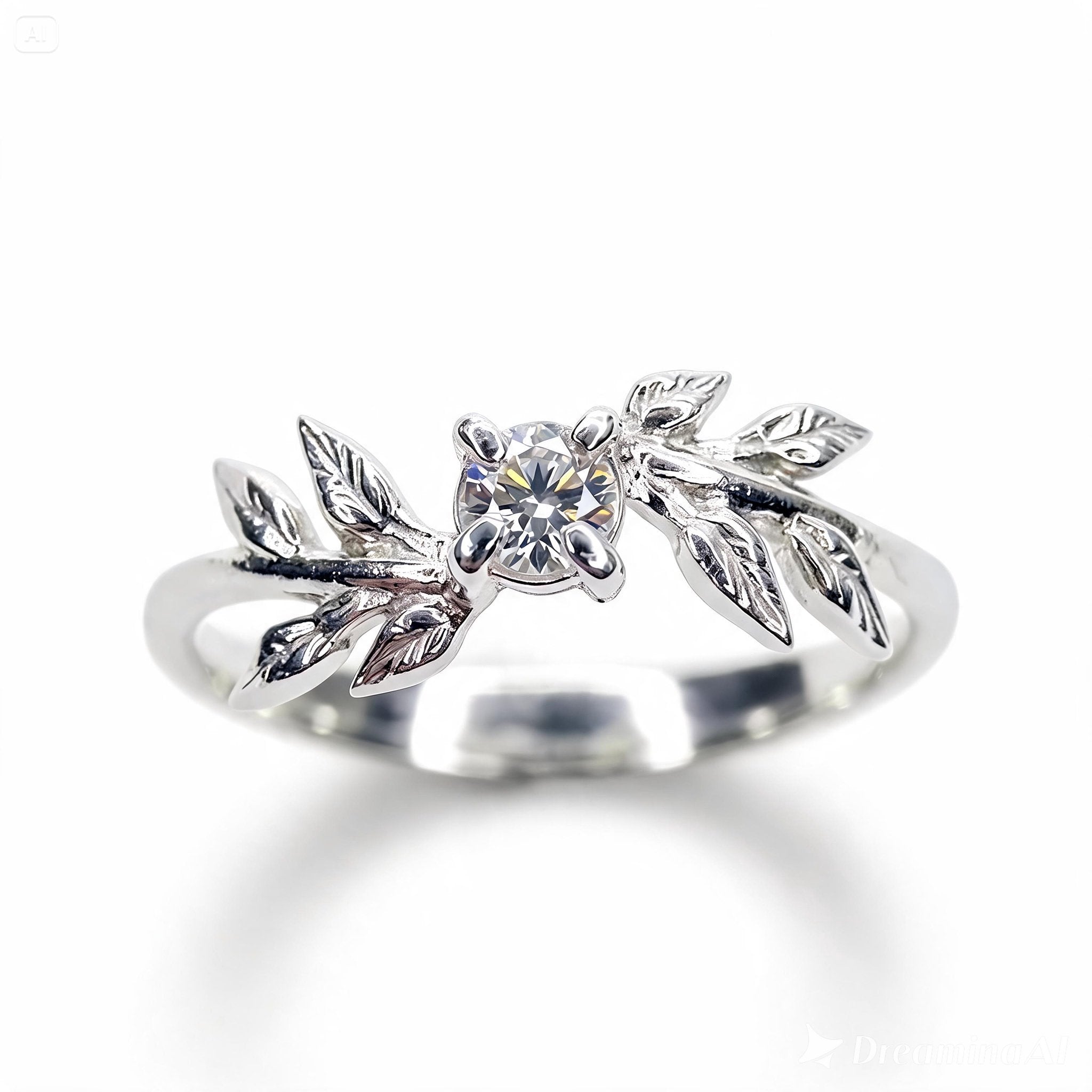 Anel Rosa em Prata 925 Com Zircônia