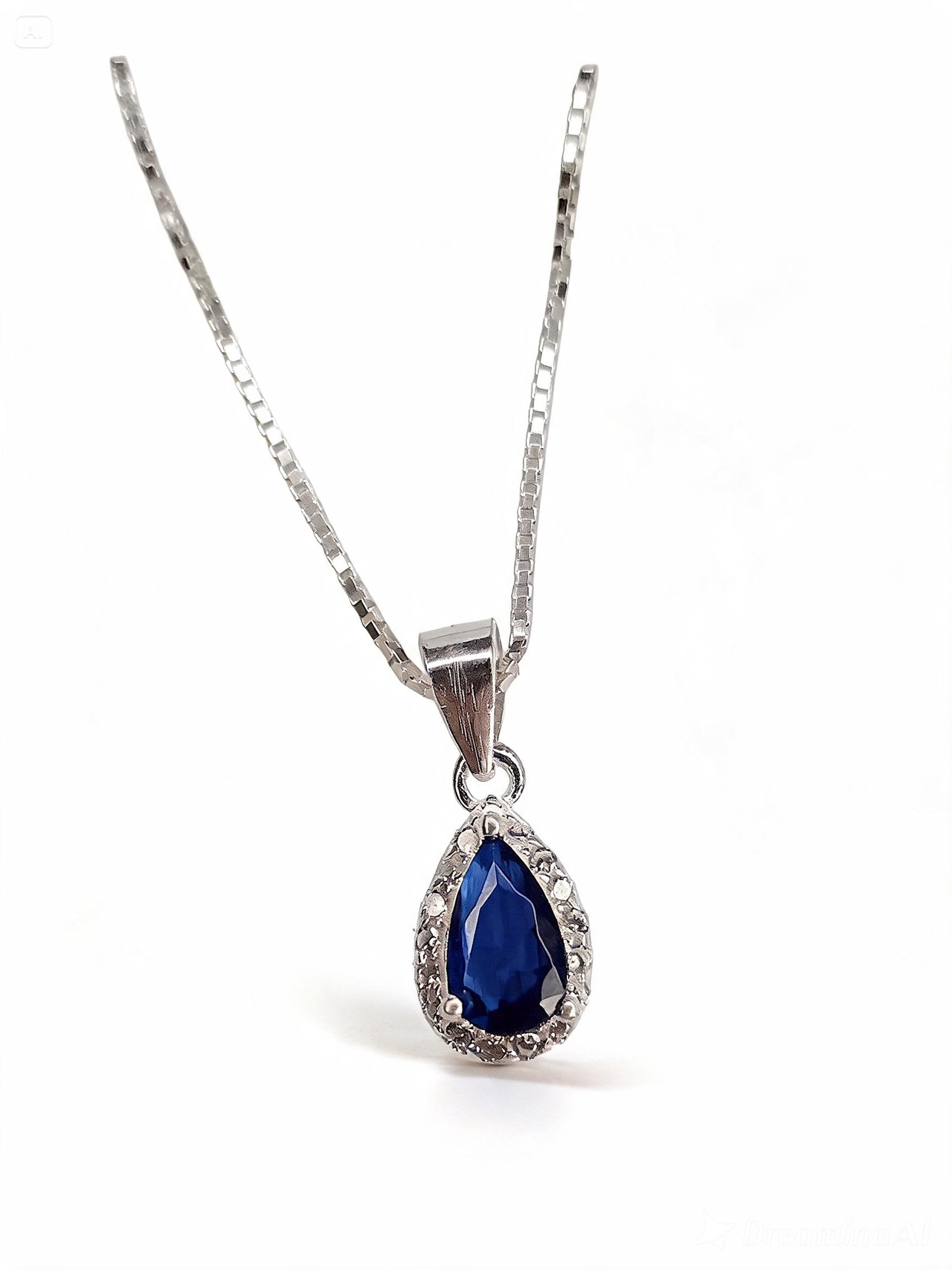 Conjunto Gota Cravejado em Prata 925