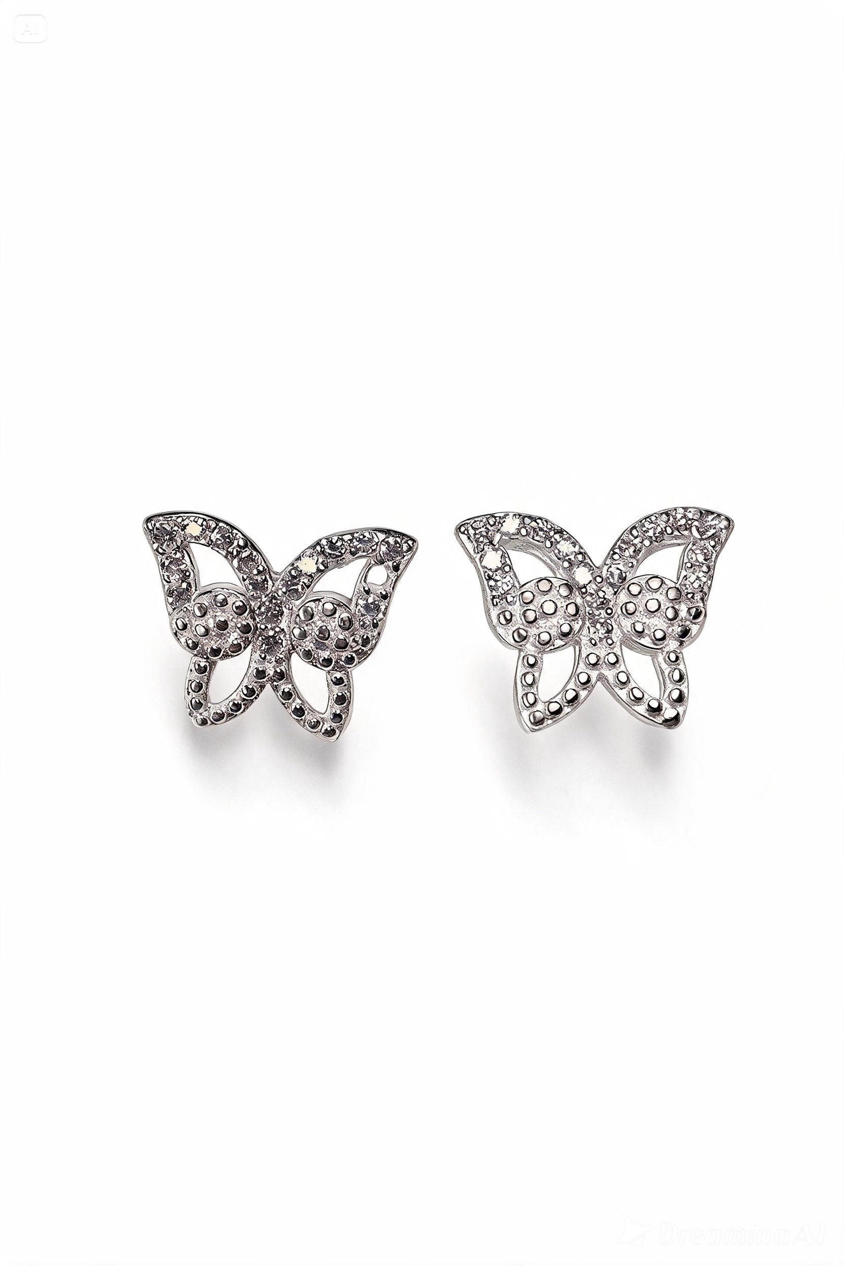 Conjunto Borboleta em Prata 925