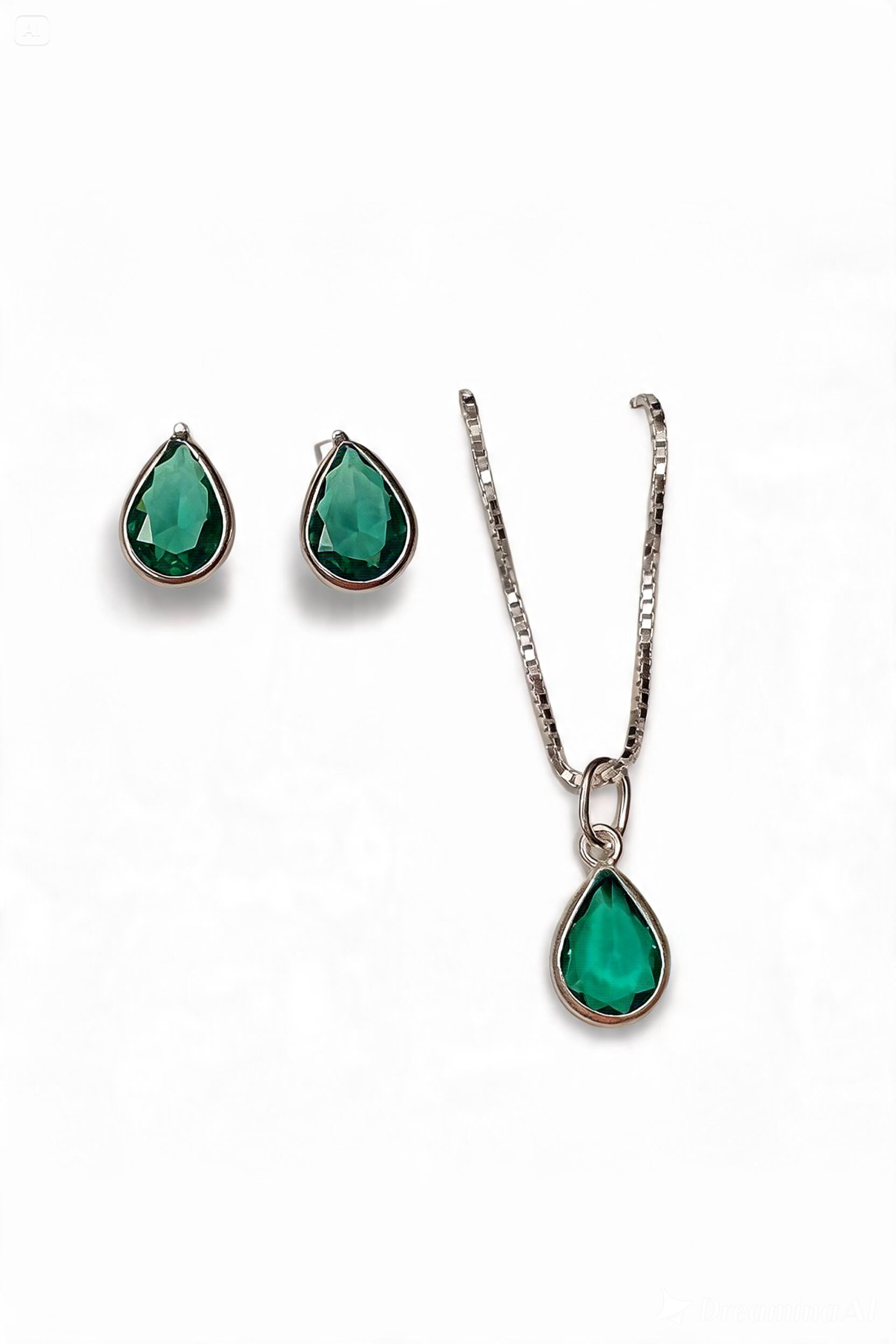 Conjunto Gota Thifany em Prata 925