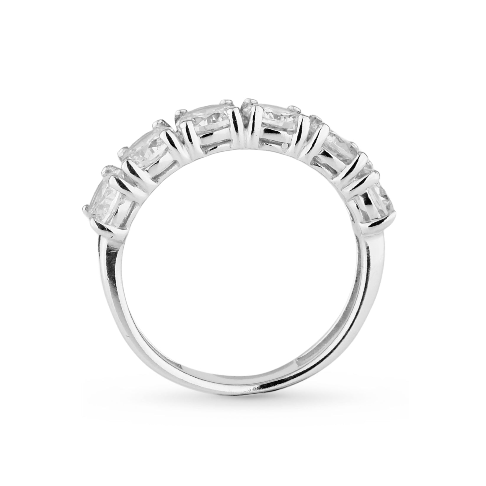 Anel Imperial em Prata 925 Com Zircônia
